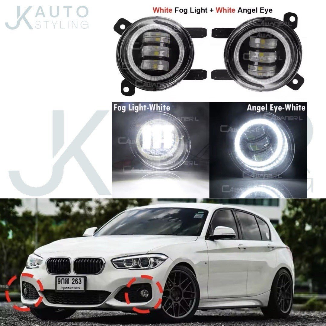 BMW 1 Series F20 F21 2011-2015 Daytime Running Halo Lights Front Fog DRL Angel