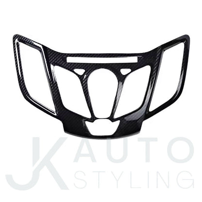 Carbon Fibre Interior Centre Dash Centre Console Trim - No Hole For Ford Fiesta MK7