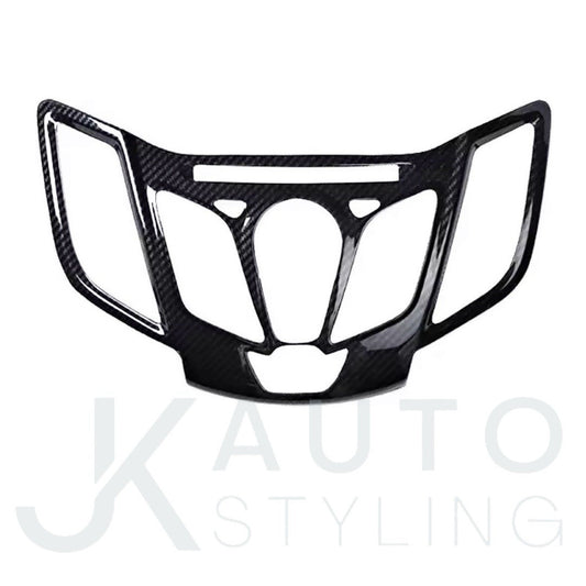 Carbon Fibre Interior Centre Dash Centre Console Trim - No Hole For Ford Fiesta MK7
