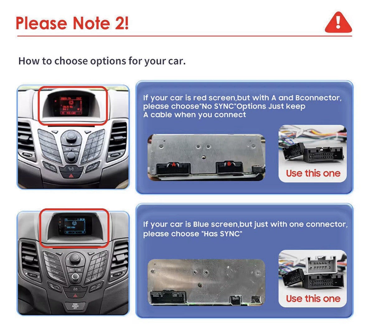 9" Carplay Android Auto Screen Upgrade With Camera For Ford Fiesta MK7 2008-2017