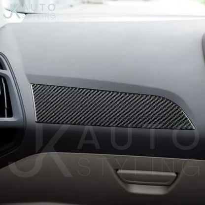 Ford Focus MK3 MK3.5 2012-2018 Carbon Fibre Passenger Side Dashboard Trim Cover