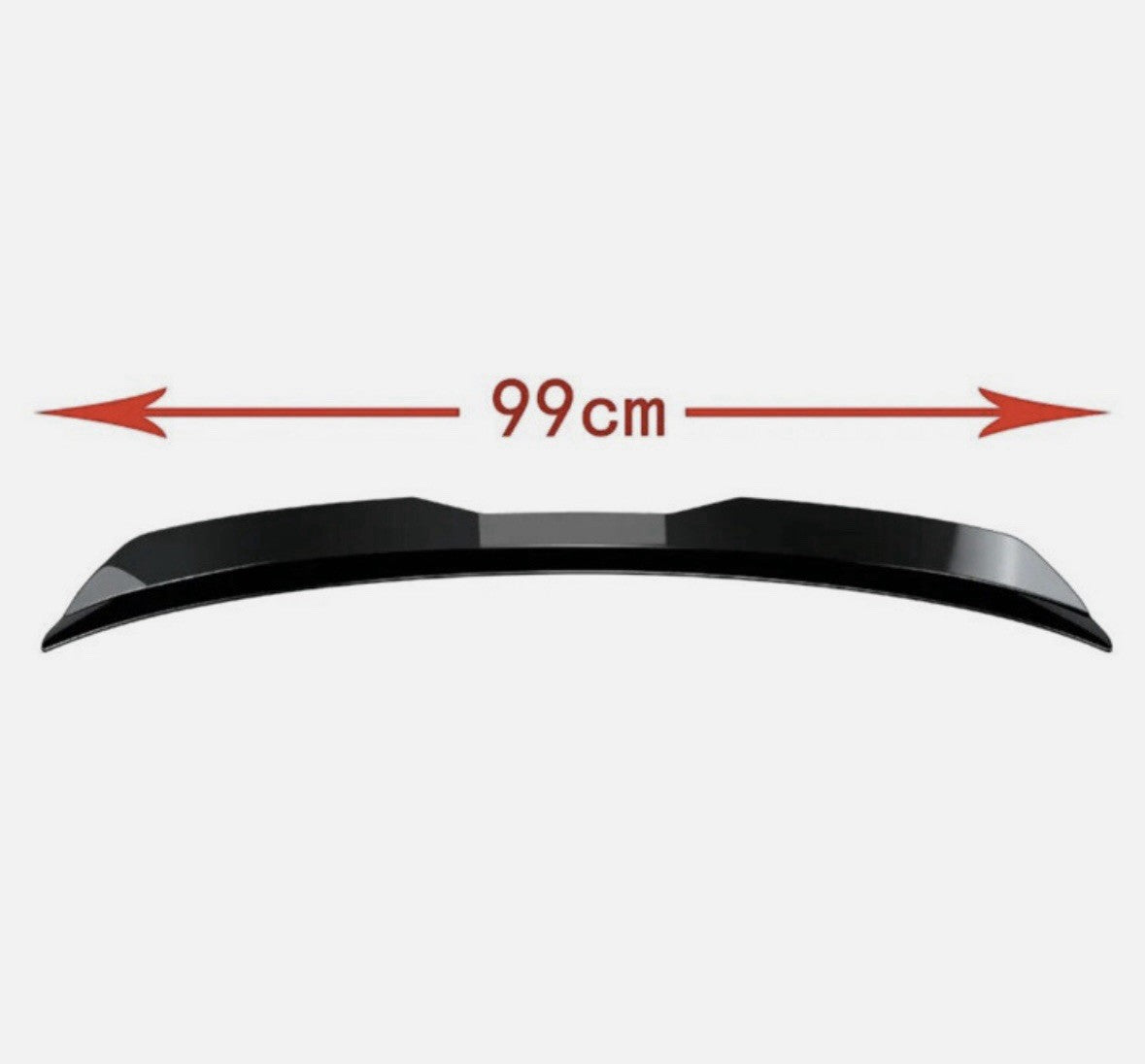 Gloss Black Spoiler Extension Lip For Ford Focus ST MK3 Estate