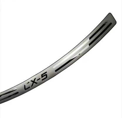 Mazda CX-5 Stainless Steel Boot Sill Overlay Strip Boot Trunk Lip Protector