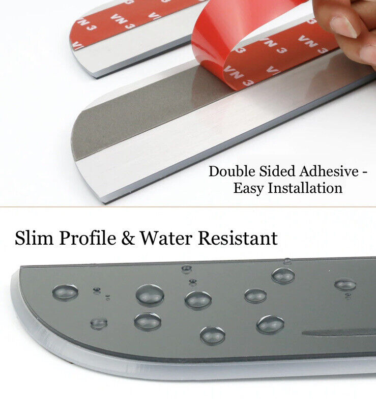 Custom LED Door Sill Protector Strips Scuff Plates Kick Plates Made To Order