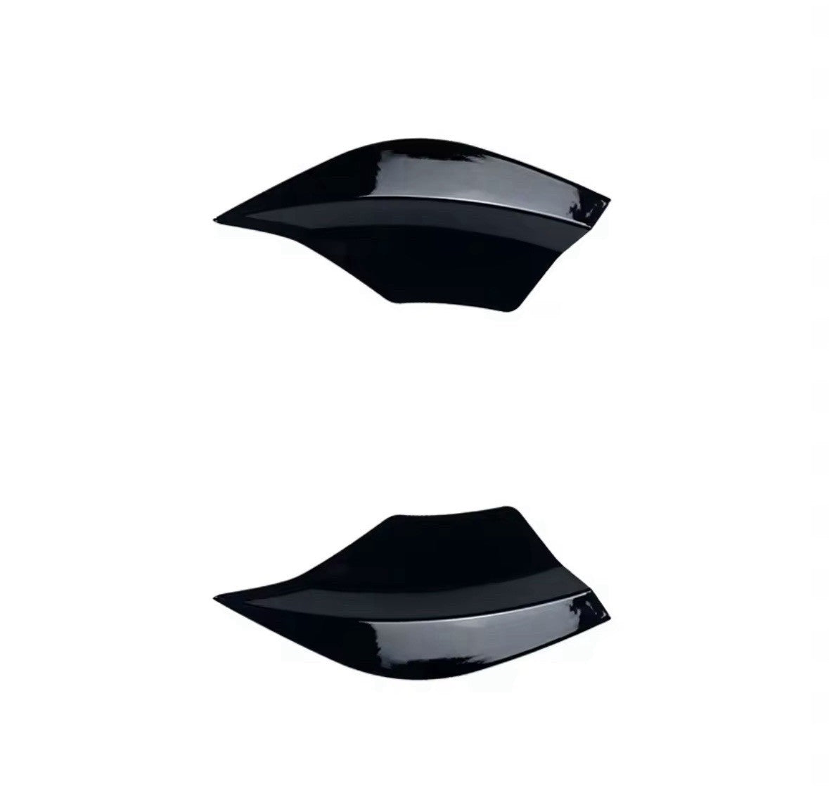 Mercedes A Class W176 Standard Rear Spats Rear Bumper Side Splitters Gloss Black