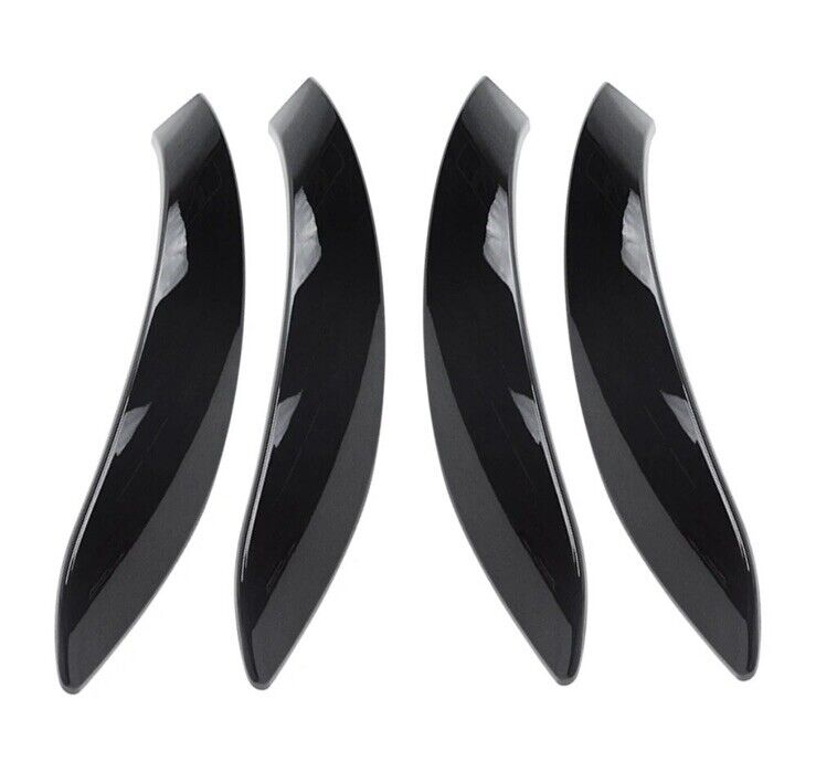 BMW 3 Series F30 F31 F35 F80 Gloss Black Interior Door Grab Handle Trims 4pcs