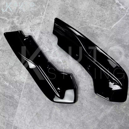 Ford Focus ST MK4 2019-2022 Gloss Black Rear Spats Bumper Corner Splitters