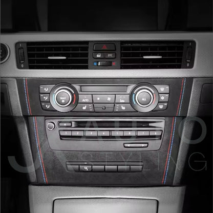 BMW 3 Series E90 E92 E93 Black Alcantara Centre Console Air Con CD Panel Trim A