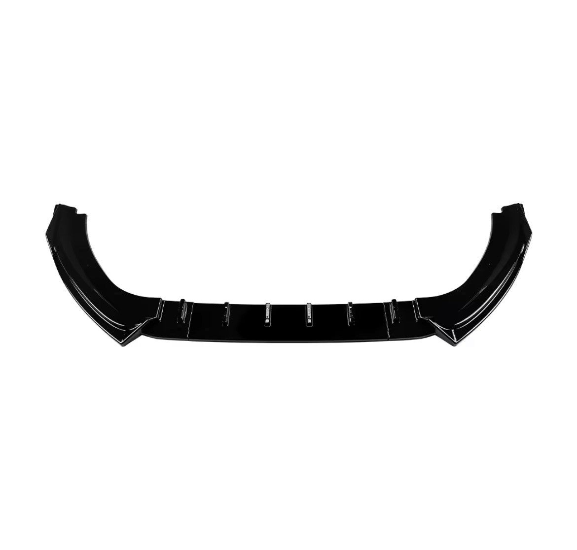 Ford Fiesta ST Line MK8 2018-2021 Front Splitter Gloss Black Bumper Lip Aero Kit