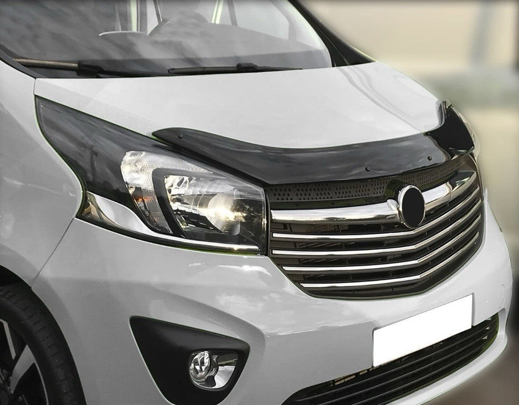 VAUXHALL VIVARO 2014-2018 BONNET WIND DEFLECTOR PROTECTOR GUARD BRA