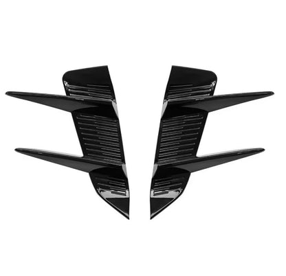 MG4 EV Mulan Electric 2023 2024 2025 Gloss Black Front Bumper Side Vent Canards