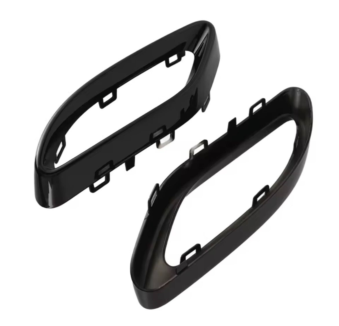 Gloss Black Exhaust Tip Cover Trims For Mercedes-Benz A B C E GLC CLS 2014-2021