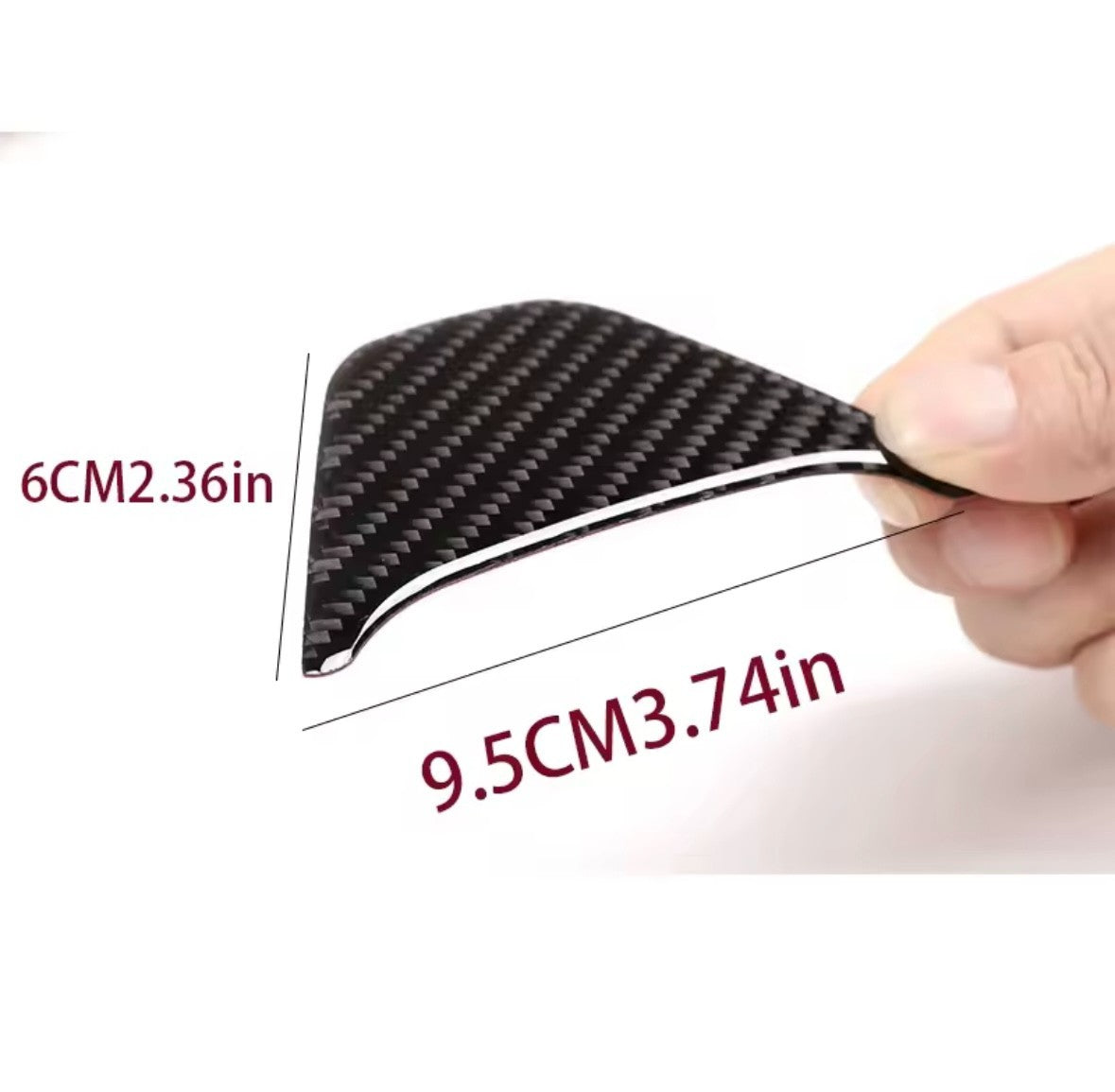 BMW 2 Series F45 F46 X1 F48 Carbon Fibre Steering Wheel Trim Lower V Piece