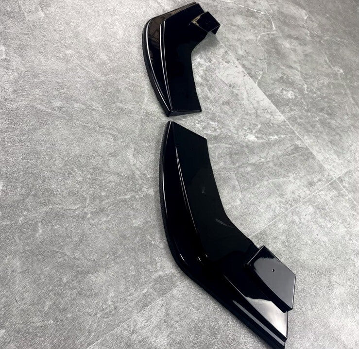 BMW 1 Series F20 LCI M Sport 2015-2019 Rear Bumper Spats Splitters Gloss Black
