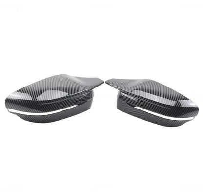 New Models BMW 3 4 5 7 8 Series Carbon Fibre Effect M Style Wing Mirror Caps 2pc