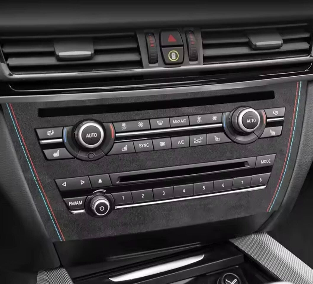 BMW X5 F15 X6 F16 2014-2018 Alcantara Centre Console Air Con CD Panel Trim