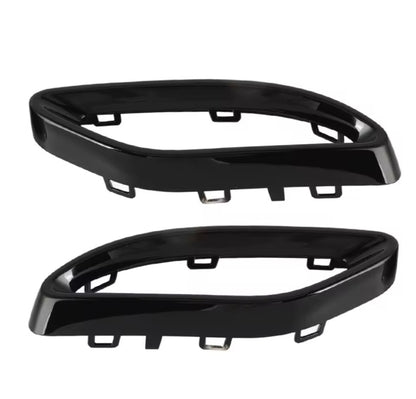 Gloss Black Exhaust Tip Cover Trims For Mercedes-Benz A B C E GLC CLS 2014-2021