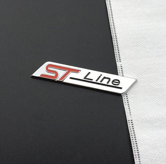 Ford Fiesta Focus Mondeo Ecosport Puma Chrome ST Line Side Fender Badge