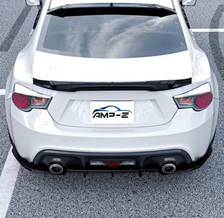 Toyota GT86 Scion FR-S 2013-2016 Subaru BRZ 2013-2021 Gloss Black Rear Diffuser
