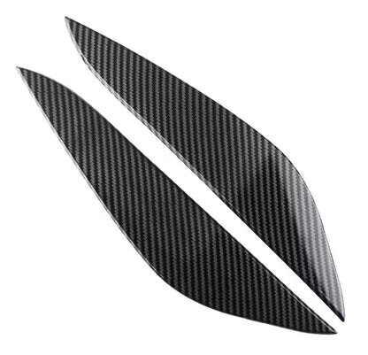 Tesla Model 3 Model Y 2017-2023 Carbon Fibre Headlight Eyelids Eyebrows 2pcs