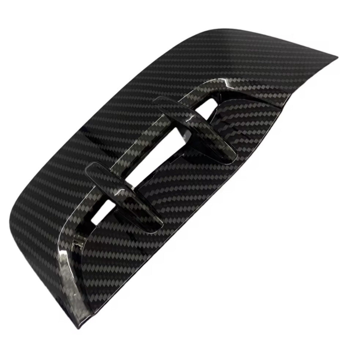 Kia Stinger 2017-2023 Carbon Fibre Side Fender Vent Canards Trims 2pcs