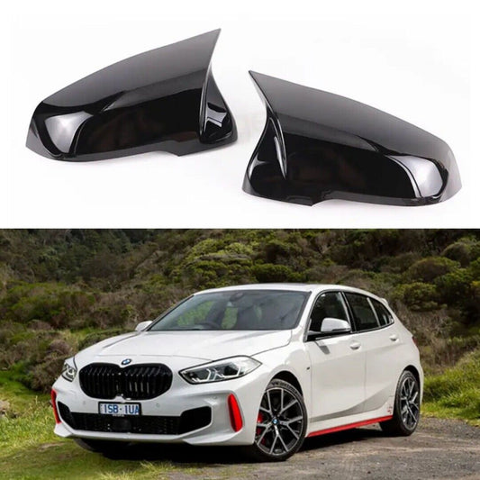 Gloss Black M3 M4 Style Mirror Caps For BMW F39 F40 F44 F45 F46 F48 F49 G29