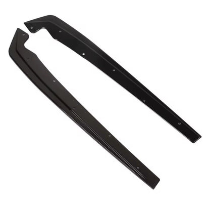 BMW 5 Series G30 G31 M Sport Gloss Black Rear Spats Rear Bumper Side Splitters