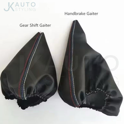 BMW 3 Series E36 E46 E30 E34 M3 Leather Gear & Handbrake Collar M Sport Stitch
