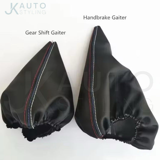 BMW 3 Series E36 E46 E30 E34 M3 Leather Gear & Handbrake Collar M Sport Stitch