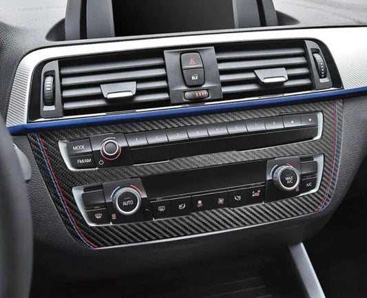 BMW 1 Series F20 2 Series F22 2011-2018 Carbon Fibre Air Con CD Panel Trim B