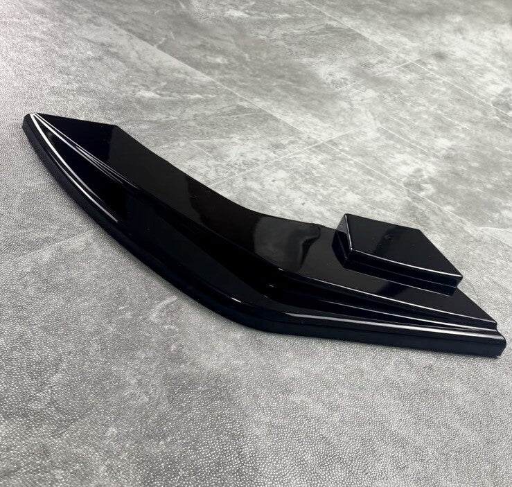 BMW 1 Series F20 LCI M Sport 2015-2019 Rear Bumper Spats Splitters Gloss Black