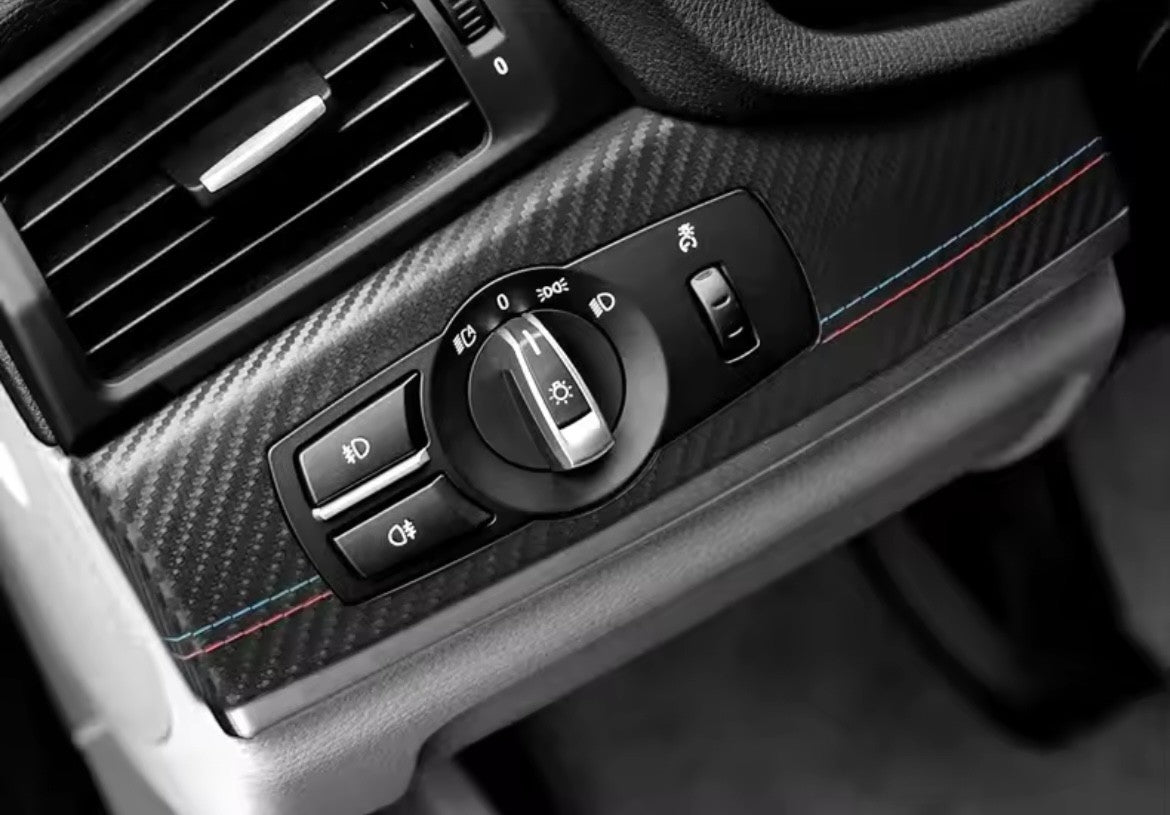BMW X3 F25 X4 F26 2010-2020 Carbon Fibre Centre Console Air Vent Surround Trim