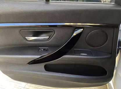 Gloss Black Door Grab Handle Trim 4pcs For BMW 3 4 Series F30 F32 F33 F34 F36