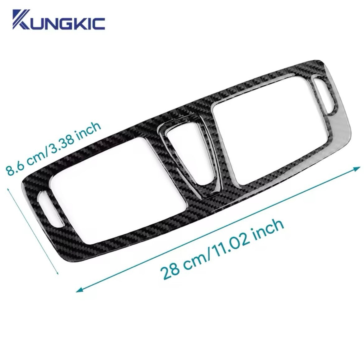 Renault Megane RS Fluence 2009-2014 Carbon Fibre Central Air Con Panel Trim