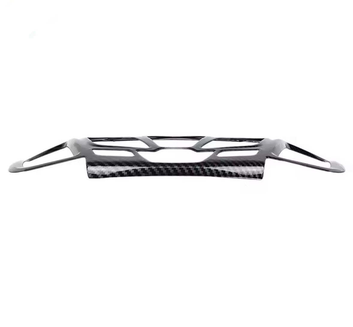 Carbon Fibre Interior Centre Dash Centre Console Trim With Holes For Ford Fiesta MK7