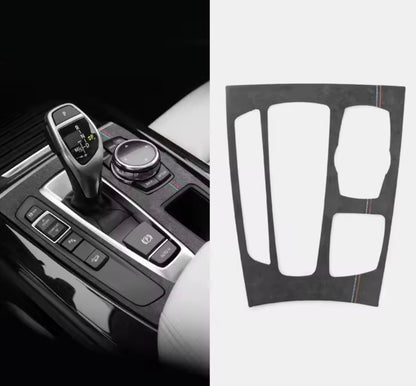 BMW X5 F15 X6 F16 2013-2017 Black Alcantara Gear Panel Surround Cover Automatic