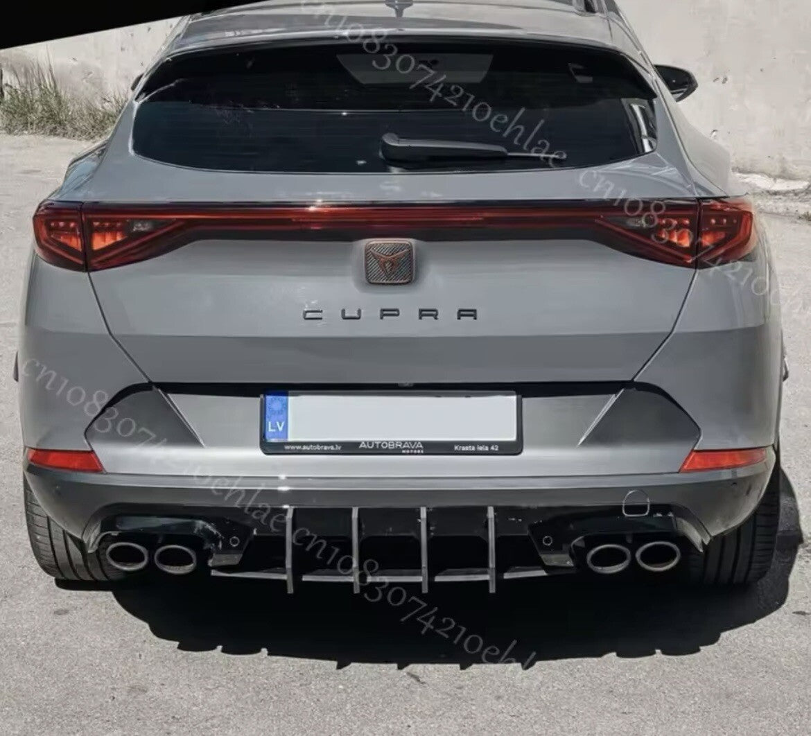 Cupra Formentor VZ Rear Blade Style Diffuser Body Kit Gloss Black GTR Look