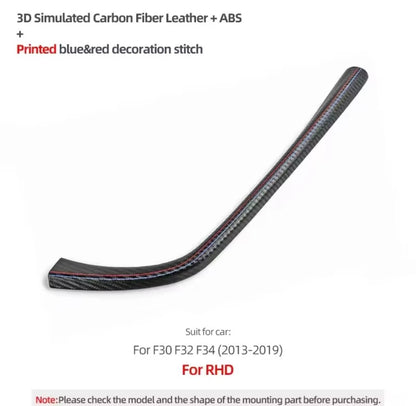 BMW 3 Series F30 F32 F34 2013-2019 Carbon Fibre Centre Console Gear Trim Edge