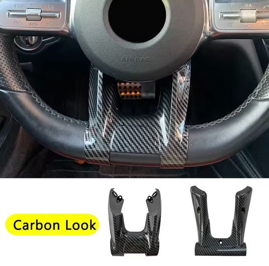 Mercedes A B C E G Class CLA CLS AMG Carbon Fibre Steering Wheel Lower Trim