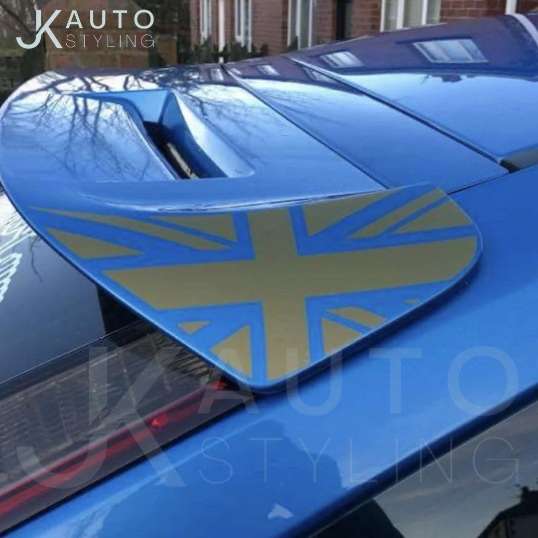 Ford Focus MK2 2004-2011 Spoiler Union Jack Flag Vinyl Stickers 2pcs