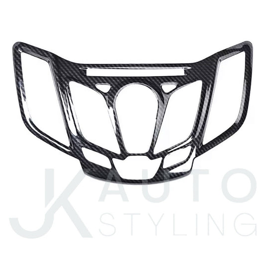 Carbon Fibre Interior Centre Dash Centre Console Trim With Holes For Ford Fiesta MK7