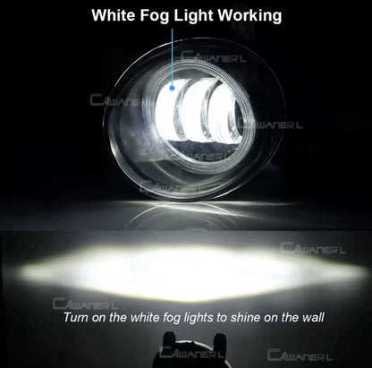 BMW 3 Series F30 F31 F34 2012-15 Daytime Running Halo Lights Front Fog DRL Angel
