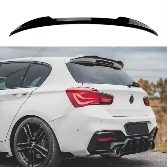 BMW 1 Series F20 F21 2011-2019 Gloss Black Spoiler Extension Rear Wing Lip