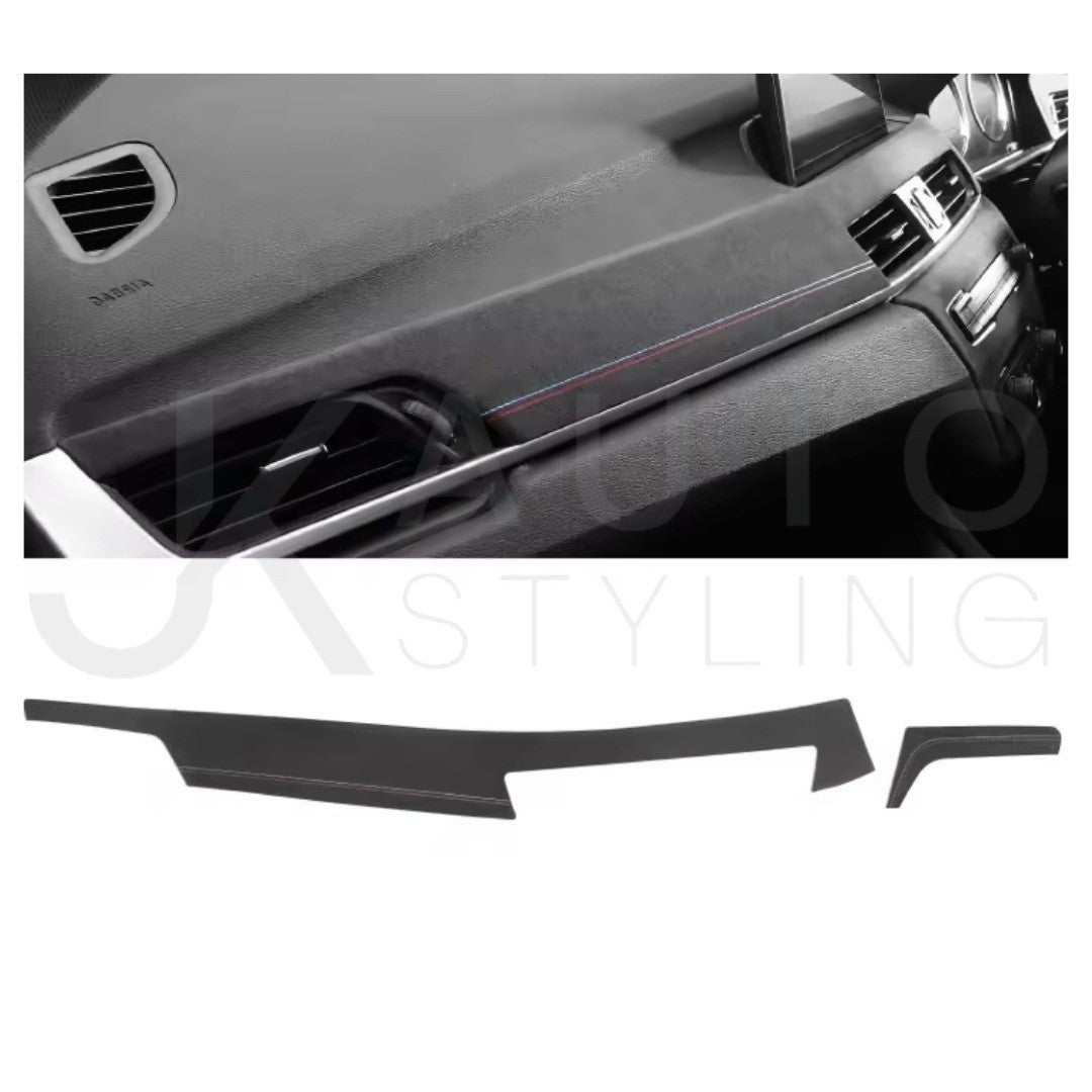 BMW X1 F48 X2 F39 2016-2022 Black Alcantara Centre Dashboard Panel Trim Cover