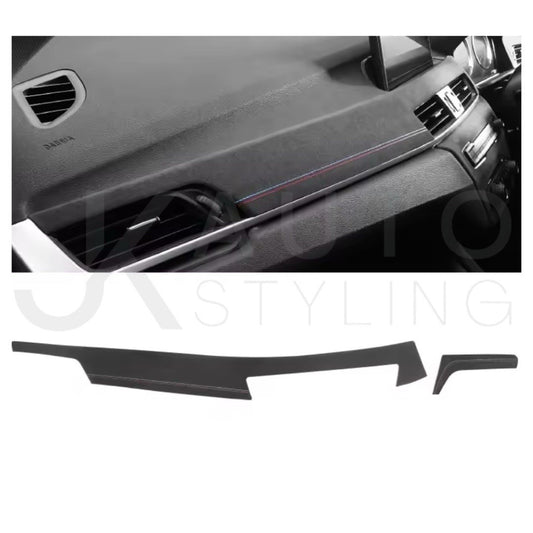 BMW X1 F48 X2 F39 2016-2022 Black Alcantara Centre Dashboard Panel Trim Cover