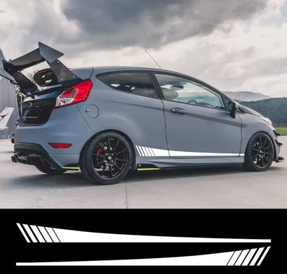 Ford Fiesta MK7 MK7.5 3 Door 2008-2017 White Vinyl Door Stickers Graphics