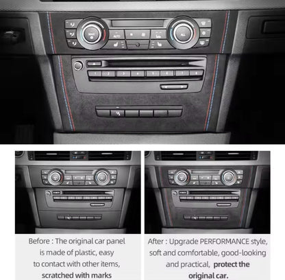 BMW 3 Series E90 E92 E93 Black Alcantara Centre Console Air Con CD Panel Trim A