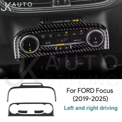 Ford Focus MK4 MK4.5 2019-2025 Carbon Fibre Central Air Con Panel Surround Trim