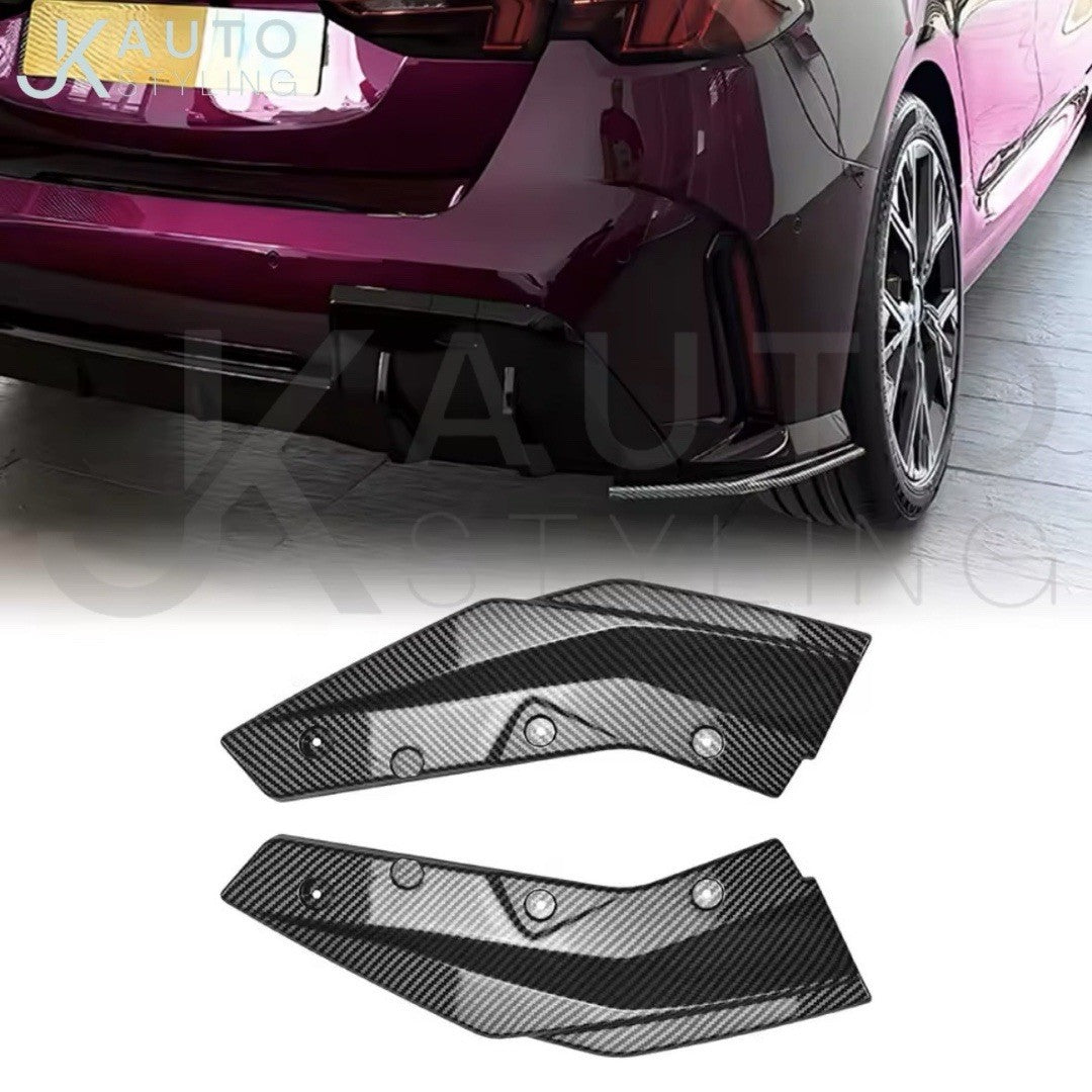 BMW 1 Series F70 2025+ M Sport Carbon Fibre Rear Spats Bumper Side Splitters