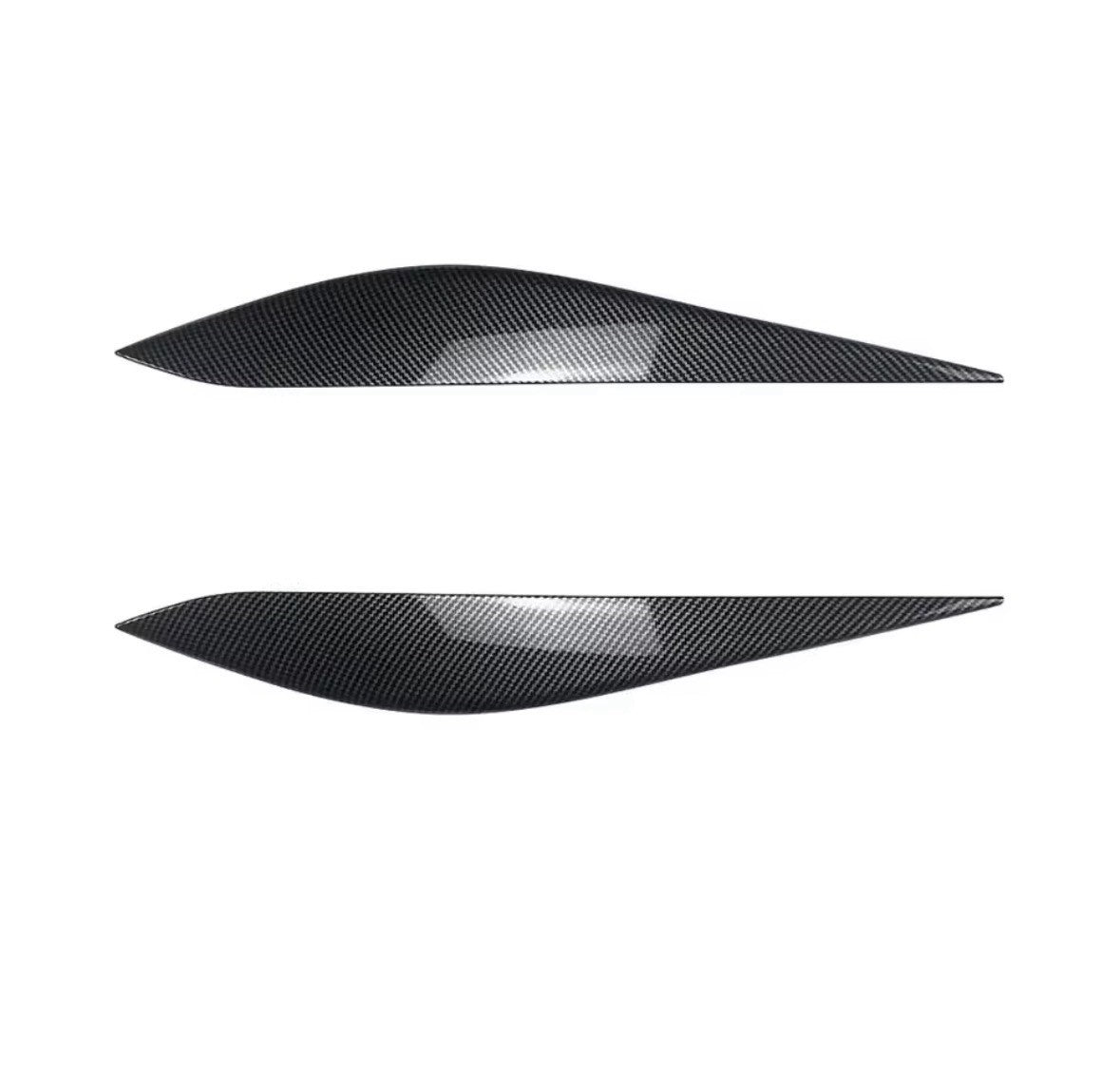 Carbon Fibre Effect Headlight Eyelid Eyebrows For Ford Fiesta MK8 2017-2020